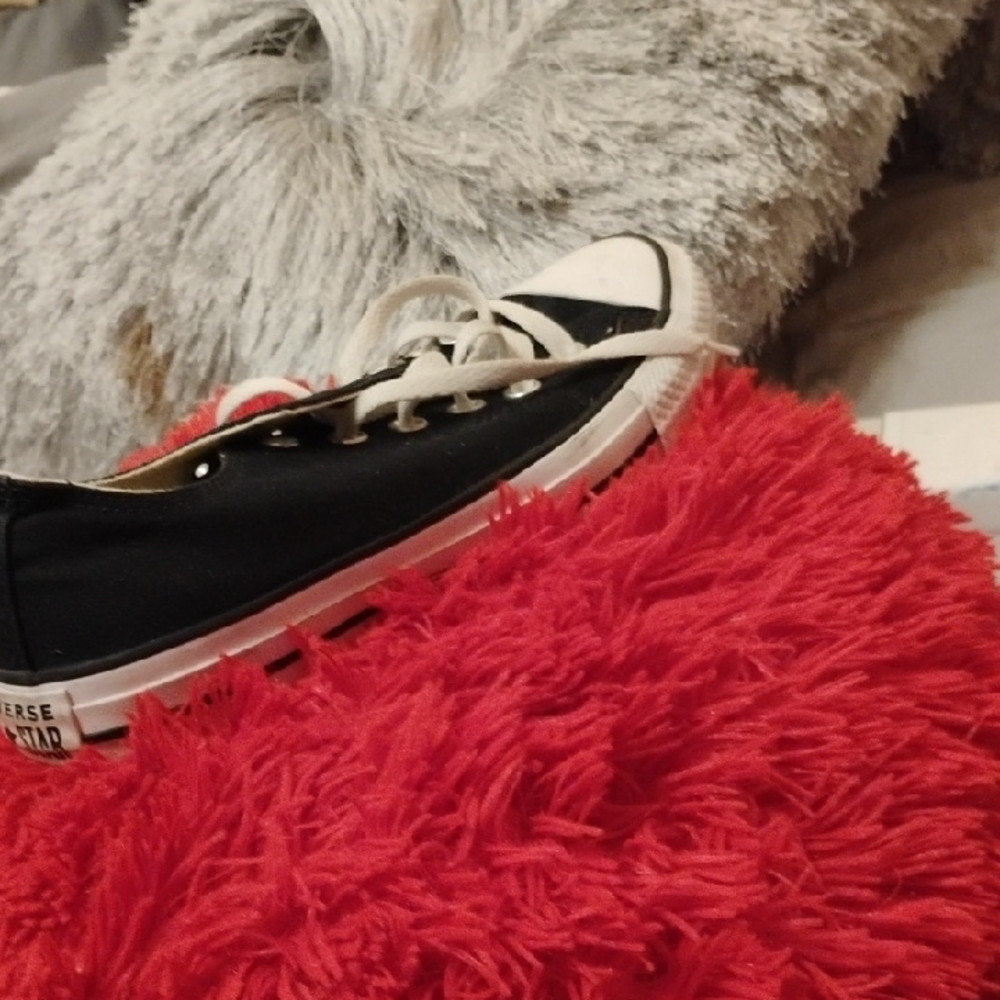Converse Black and White Athletic Shoes
